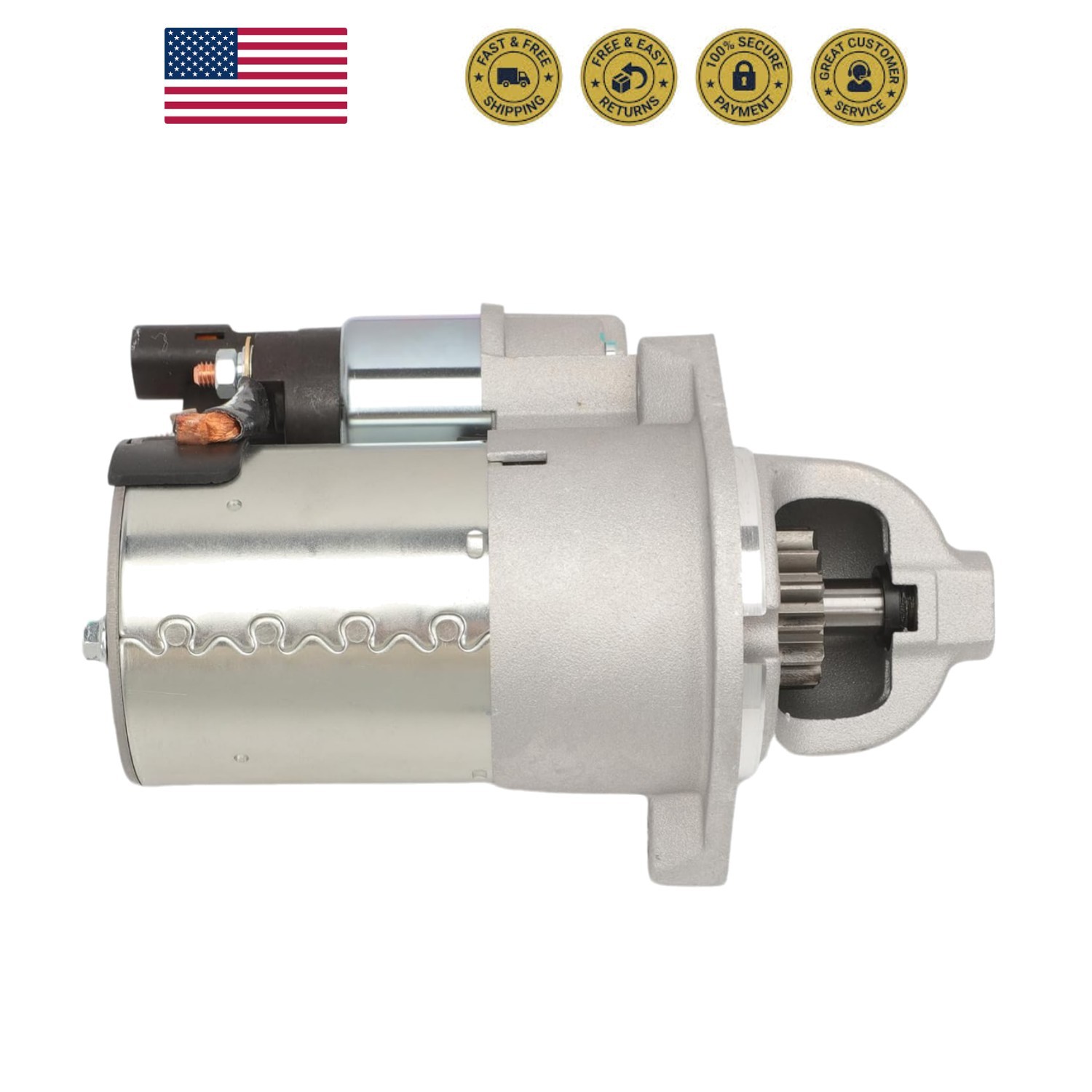 High-Quality Starter Motor for 2017-2020 Elantra, 1.2KW, Easy Installation