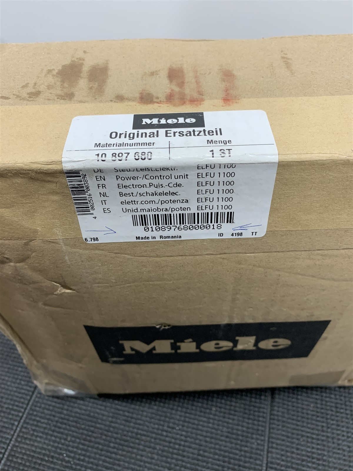 Miele Washing Machine Power-/Control unit ELFU 1100 10897680
