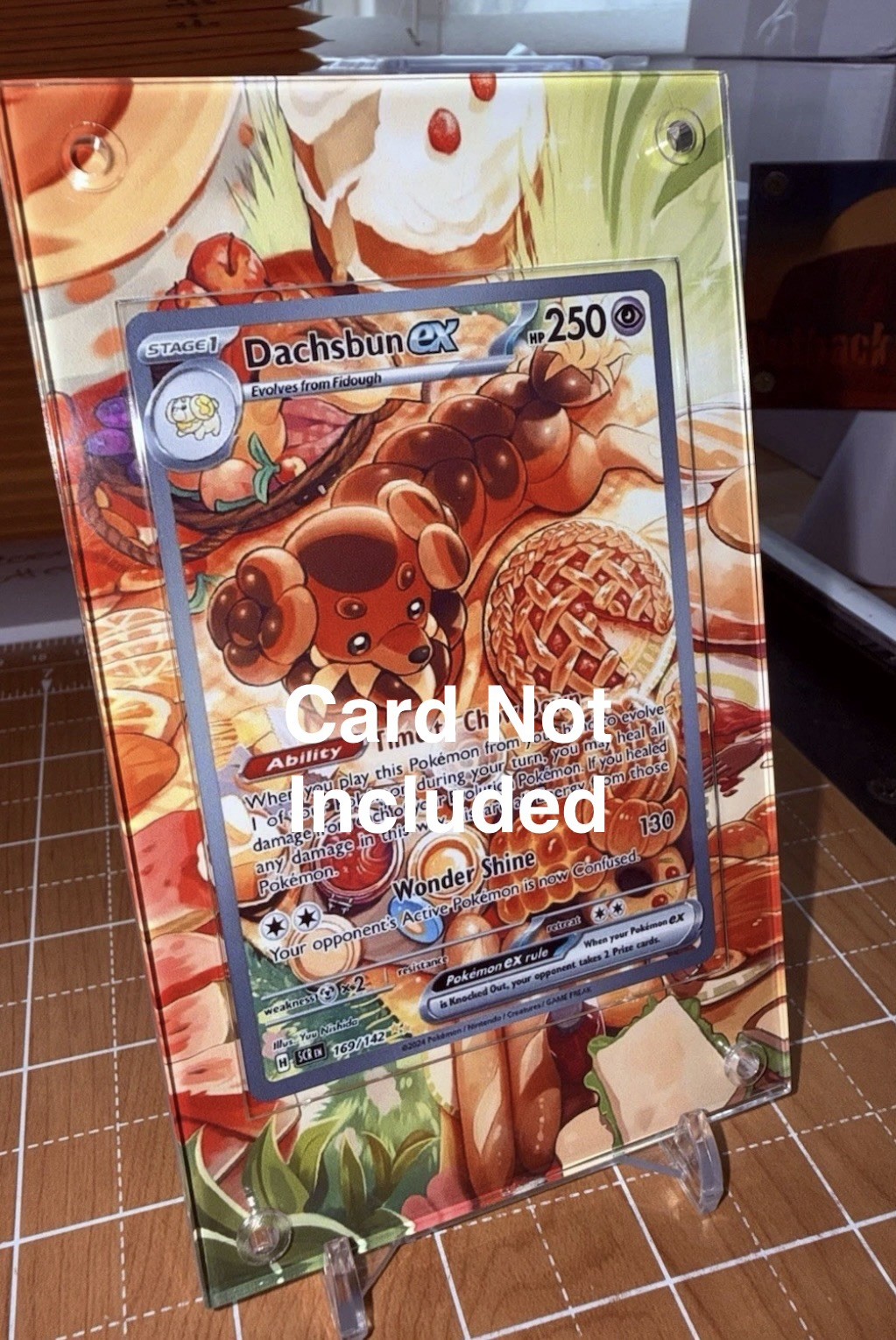 Dachsbun EX SIR Stellar Crown 169/142  Pokemon Extended Artwork Case
