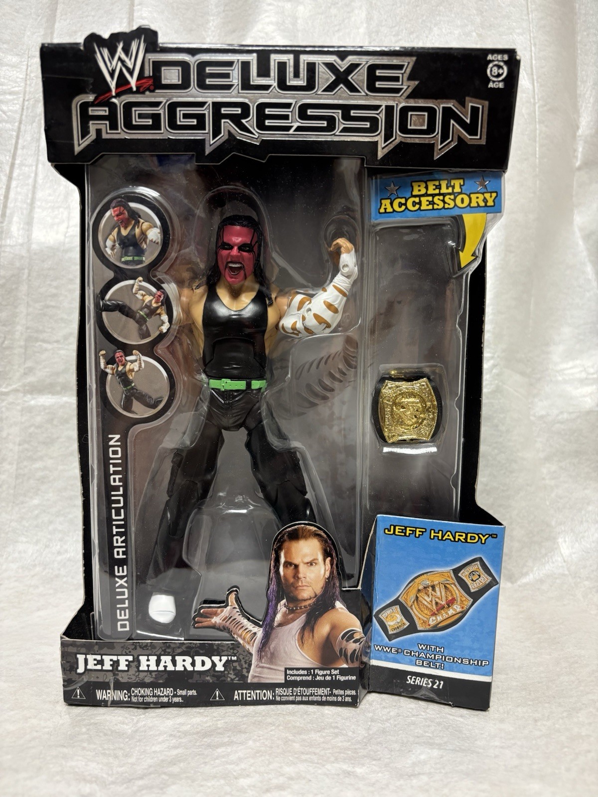 JEFF HARDY WWE Jakks Pacific Deluxe Aggression Series 21 JEFF HARDY WWE Jakks Pacific Deluxe Aggression Series 21