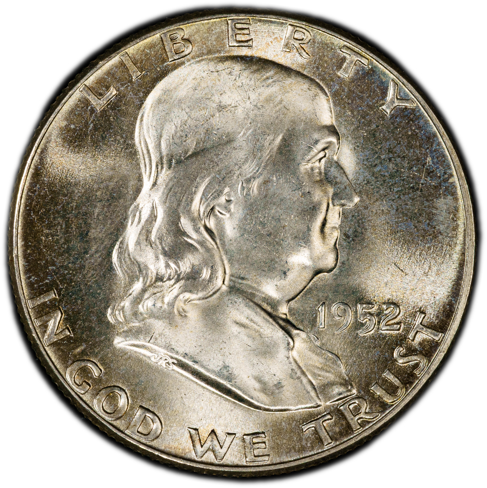1952-P PCGS MS65 (Gem) Franklin Half | Attractive Surfaces | Strong Luster