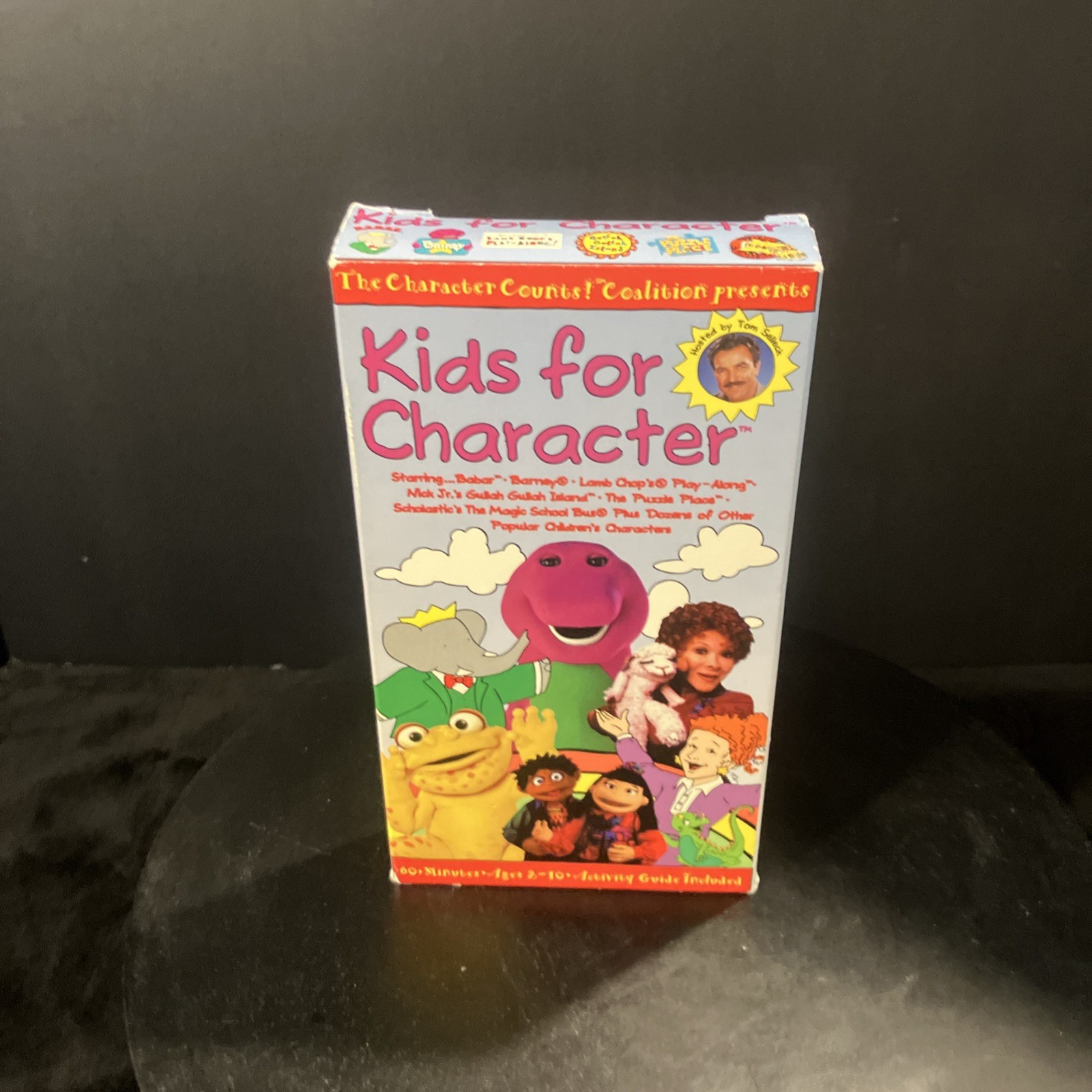 Vintage Kids For Character VHS Tom Selleck Barney Lyrick Studios Educational 96
