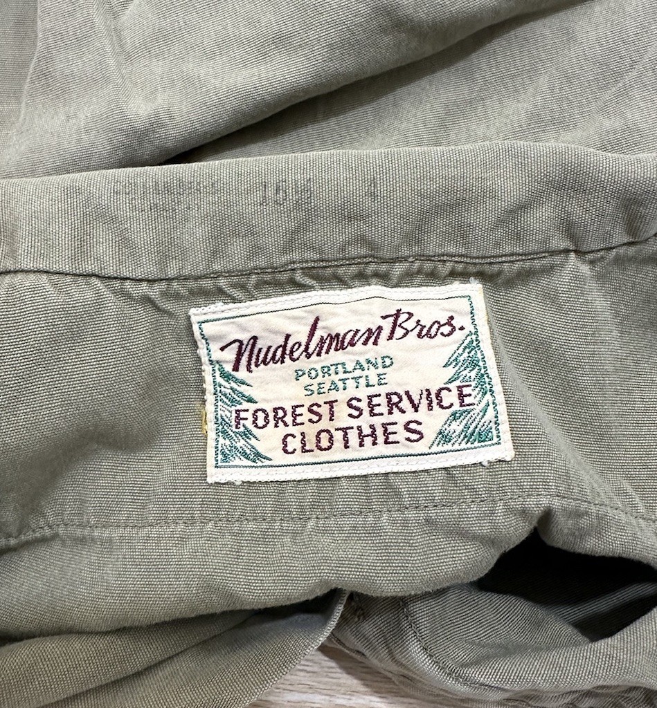 Vintage 60s Nudelman Bros Button Up Work Shirt Size 15.5 Vintage 60s Nudelman Bros Button Up Work Shirt Size 15.5
