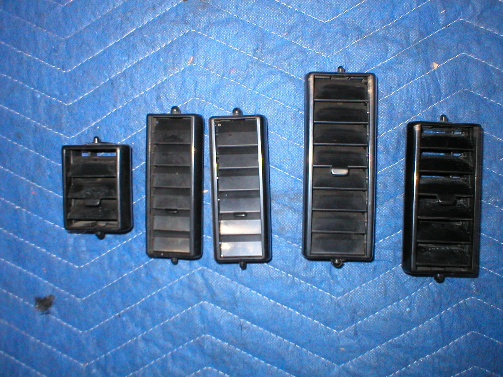 1990 91 92 CAMARO INTERIOR DASH AIR CONDITIONING VENT LOUVER SET TRIM BLACK GM