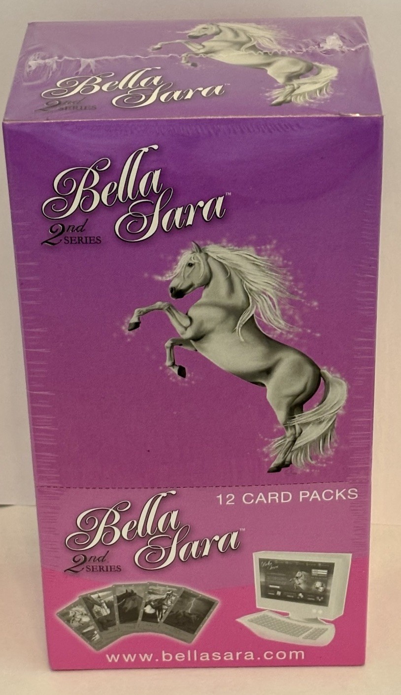 Bella Sara Second Series Box  12 Booster Packs 2007 Hidden City Games New Sealed