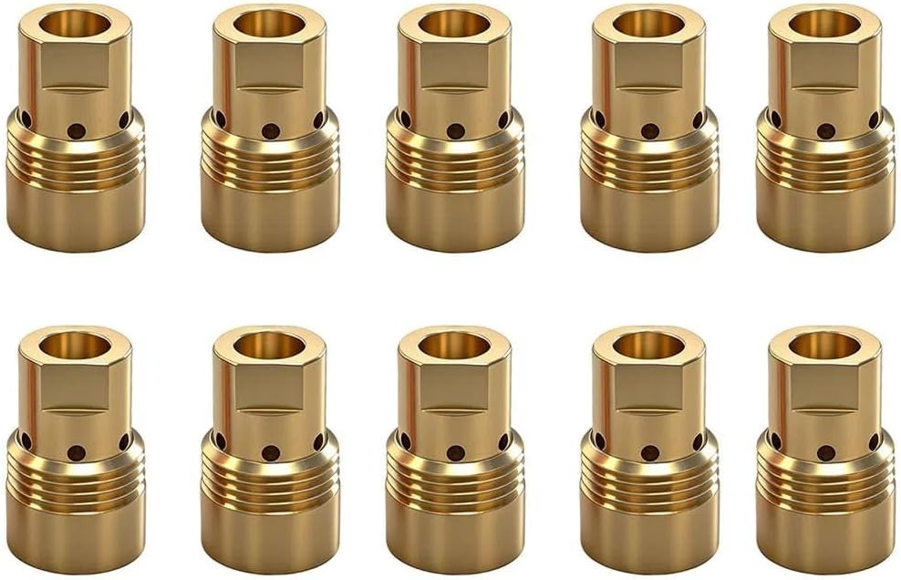 2/10PK D-1 Gas Diffuser for Bernard Q-Gun S-Gun BTB MIG Welding Gun Large Nozzle