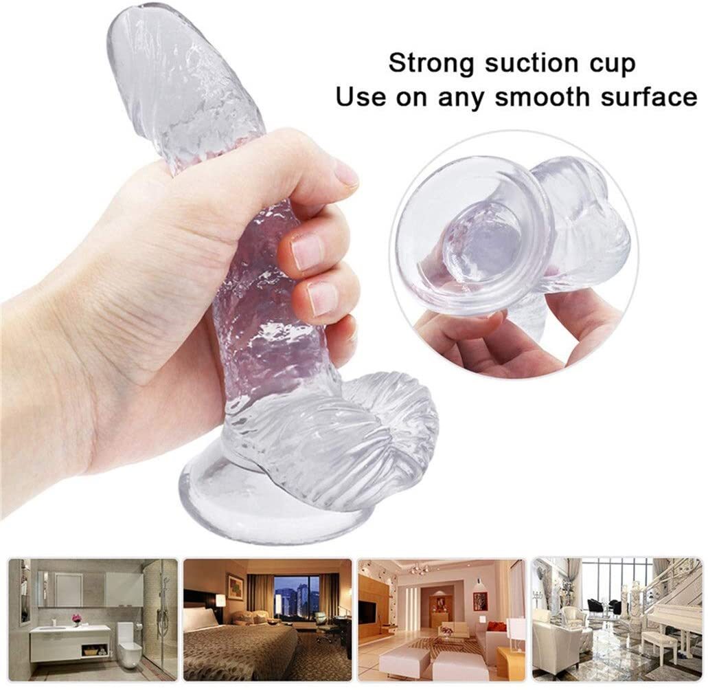 Dildo8 Inch Realistic Lifelike Big Real Dong Suction Cup Waterproof Women Toy