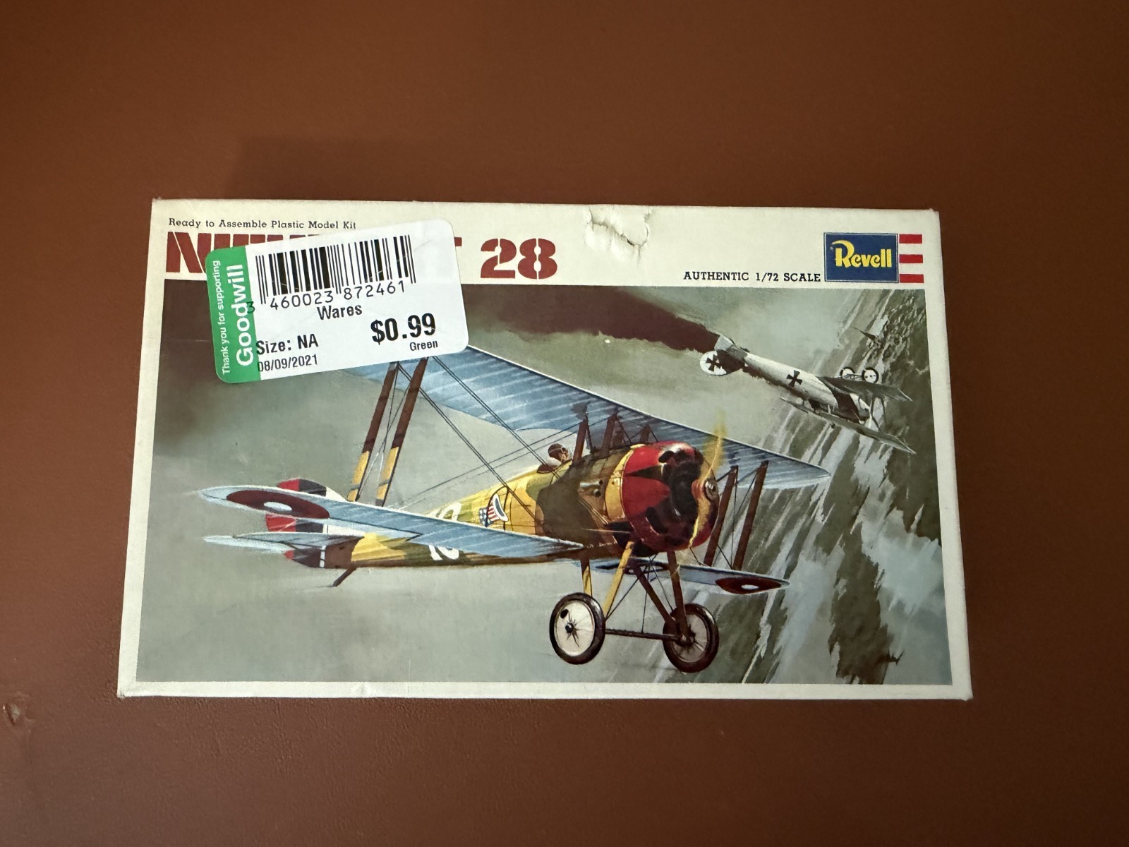 Revell | 1:72 | WWI | Nieuport 28 | Kit H-70. 8748 Revell | 1:72 | WWI | Nieuport 28 | Kit H-70. 8748