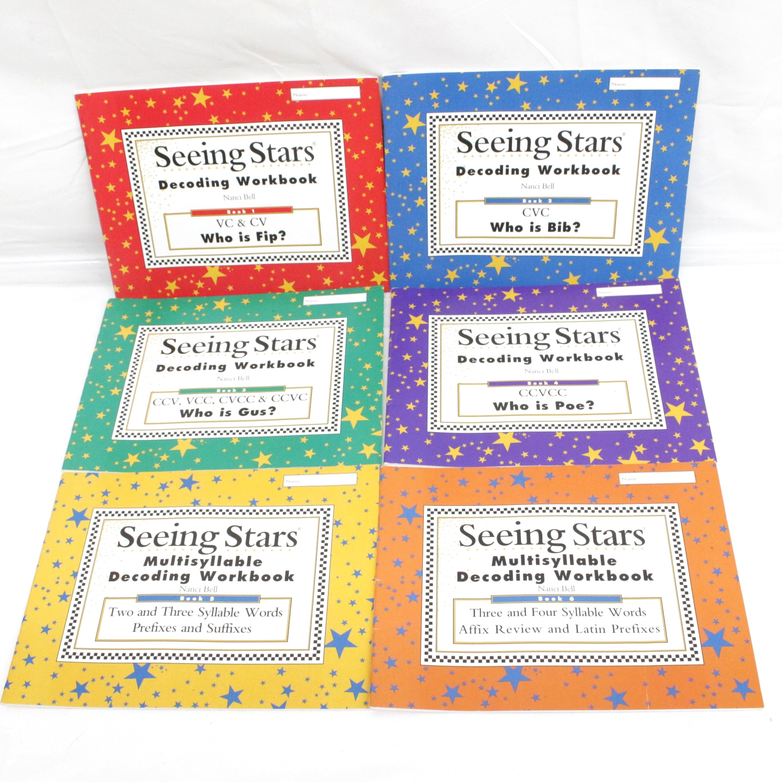 SEEING STARS Decoding Workbooks Set 1 2 3 4 5 6 Nanci Bell 2001 SEEING STARS Decoding Workbooks Set 1 2 3 4 5 6 Nanci Bell 2001