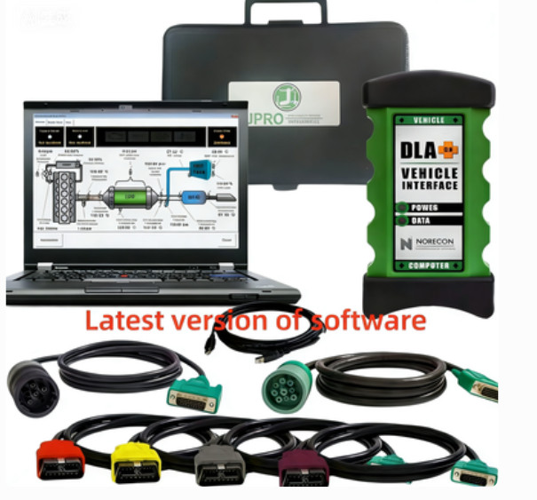 for JPRO DLA 2026 V3 Diesel Heavy Duty Truck Scanner Diagnostic tool X230 laptop