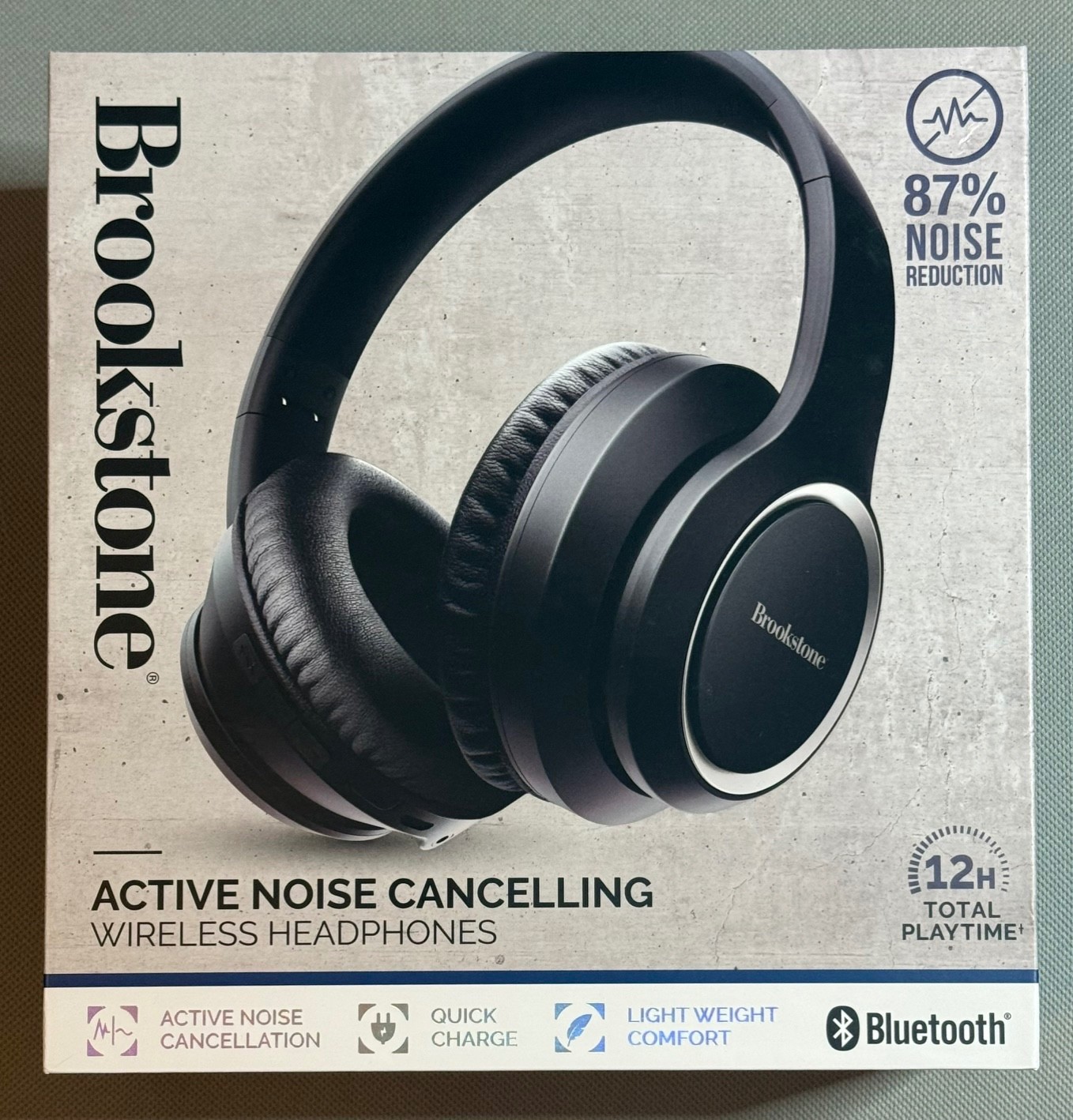 Brookstone Active Noise Canceling Wireless Headphones BRAND NEW IN BOX