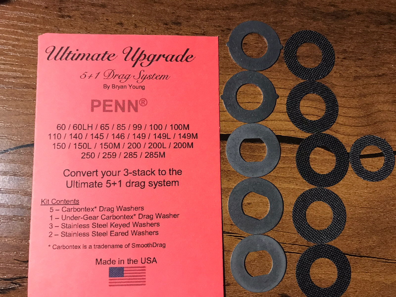 PENN SQUIDDER 140, 140L, 140L-LH, 145L, 146 & 146L ULTIMATE UPGRADE 5+1 DRAG KIT