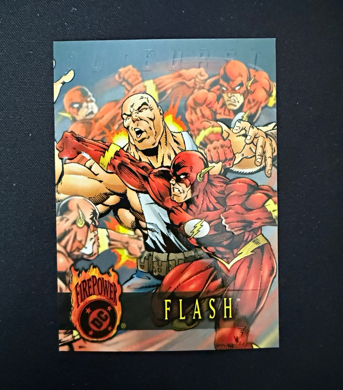 1996 Fleer DC Outburst Firepower #6 Flash 1996 Fleer DC Outburst Firepower #6 Flash