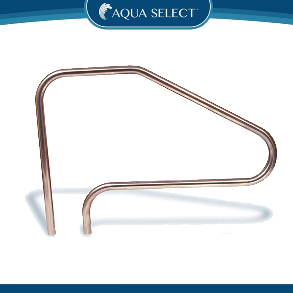 Aqua Select In-Ground Swimming Pool Stainless Steel Ladder Step Handrail - 50\ Aqua Select In-Ground Swimming Pool Stainless Steel Ladder Step Handrail - 50\