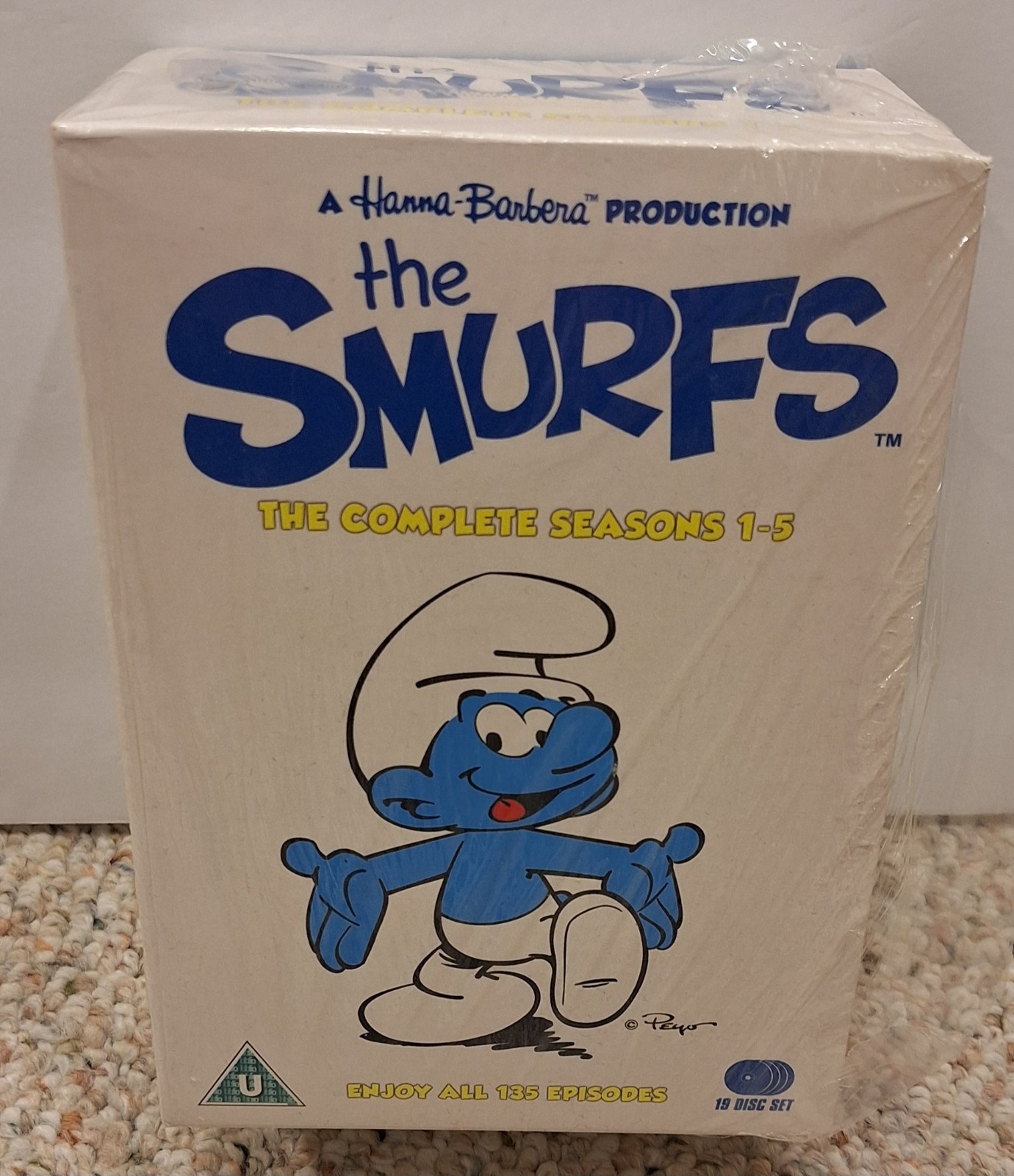 The Smurfs Series 1-5 DVD Collectors Set Region 2 UK Version Rare Oop The Smurfs Series 1-5 DVD Collectors Set Region 2 UK Version Rare Oop