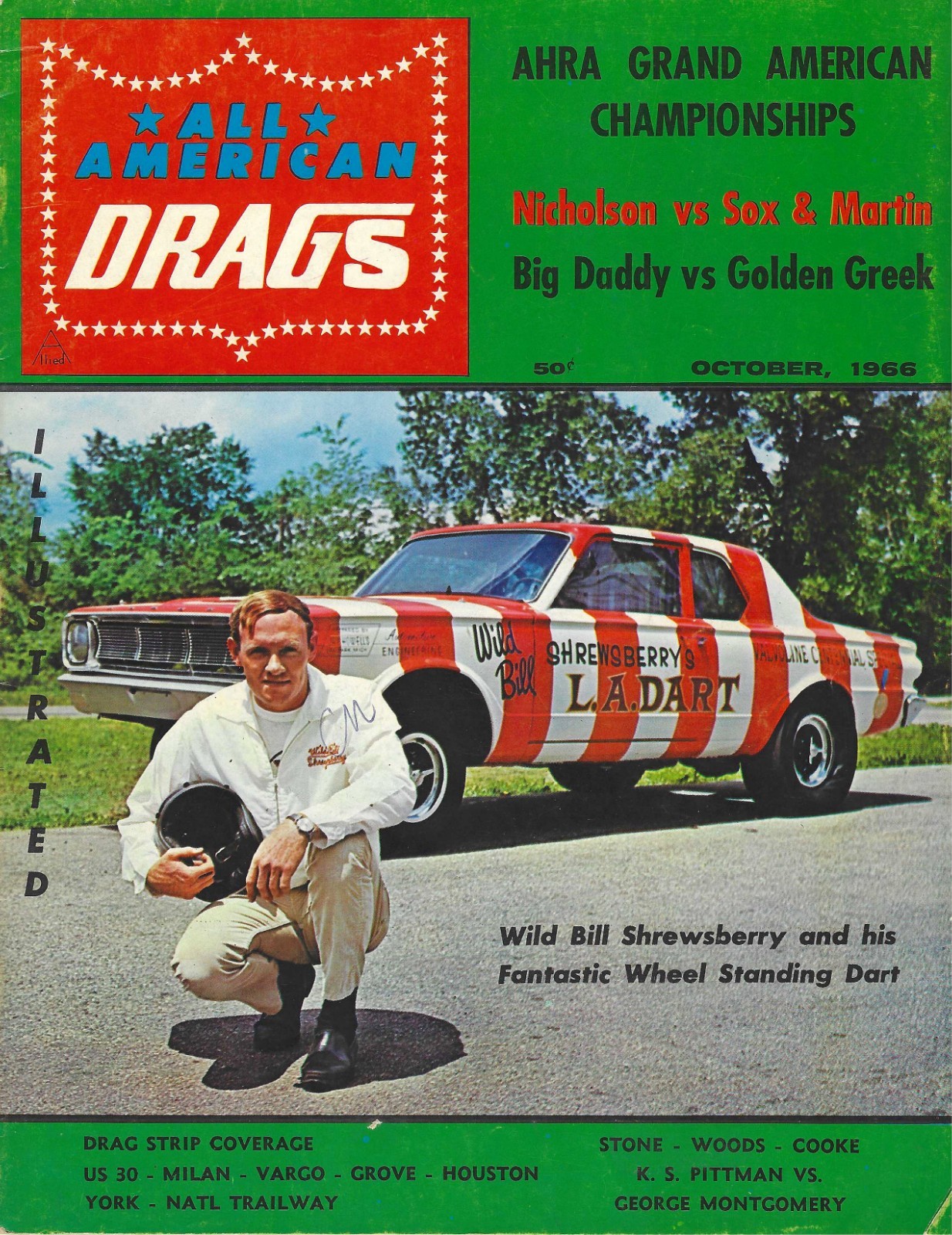 1966 All American Drags, Oct. Fairlane 427, AHRA, NHRA, York, drag racing, more 1966 All American Drags, Oct. Fairlane 427, AHRA, NHRA, York, drag racing, more