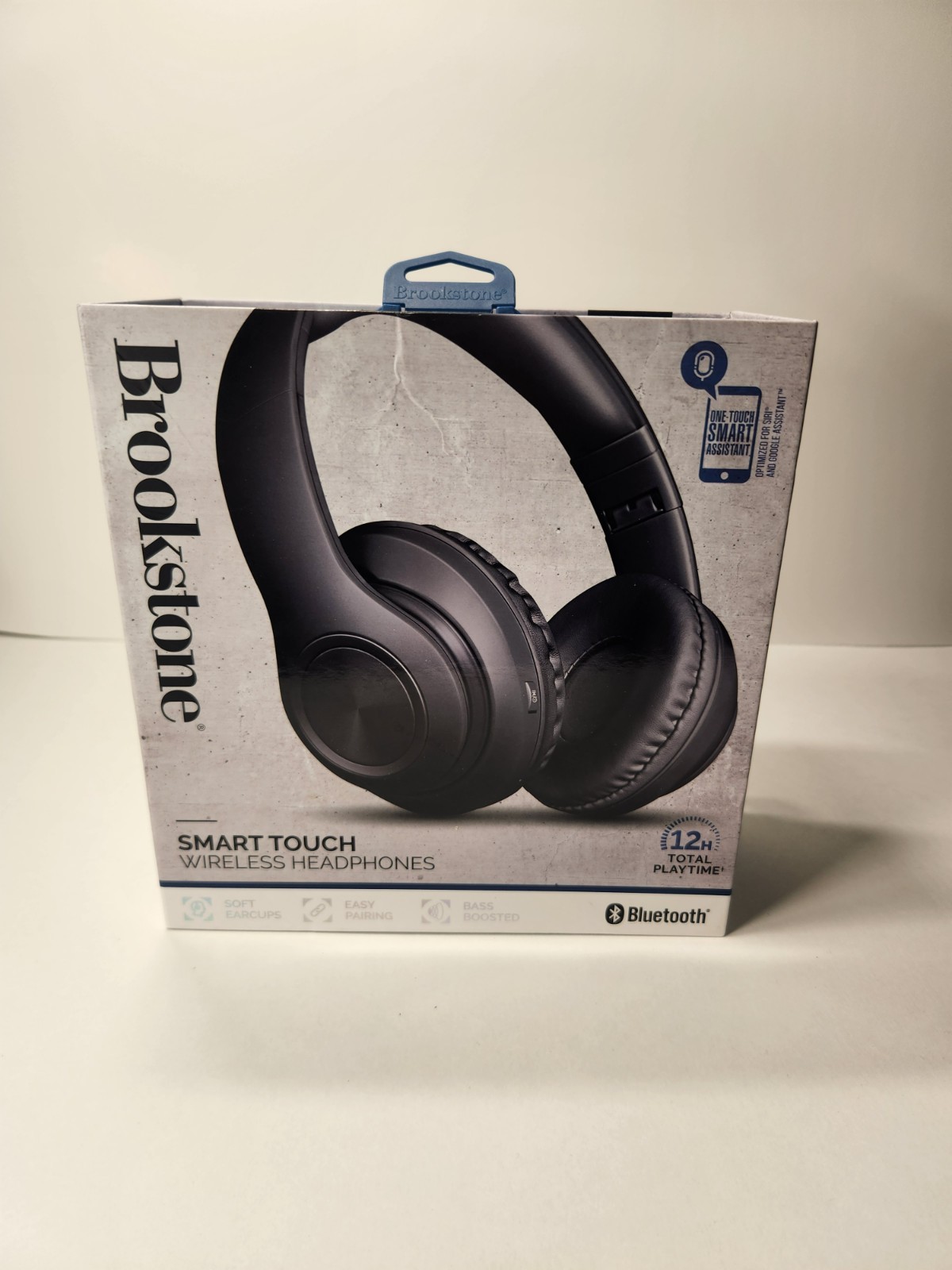 Brookstone Smart Touch Wireless Headphones Voice Assistant Bluetooth 5.3