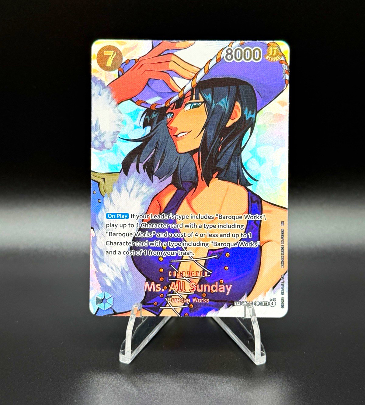 Bandai One Piece Ms. All Sunday SP OP14-084 SR The Time of Battle (OP16)