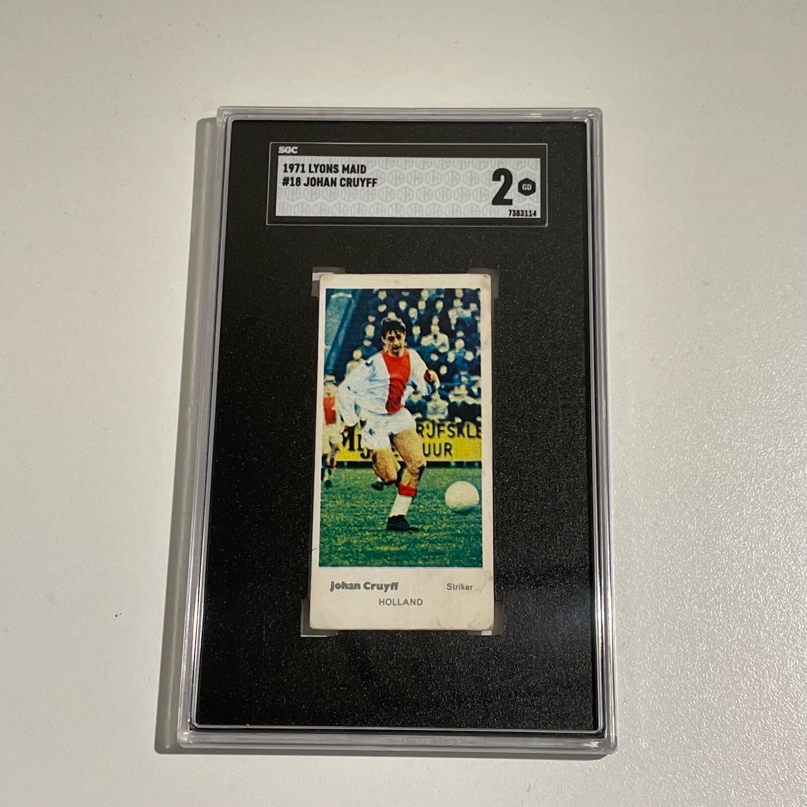 JOHAN CRUYFF - 1971 Lyons Maid #18 - SGC Good 2