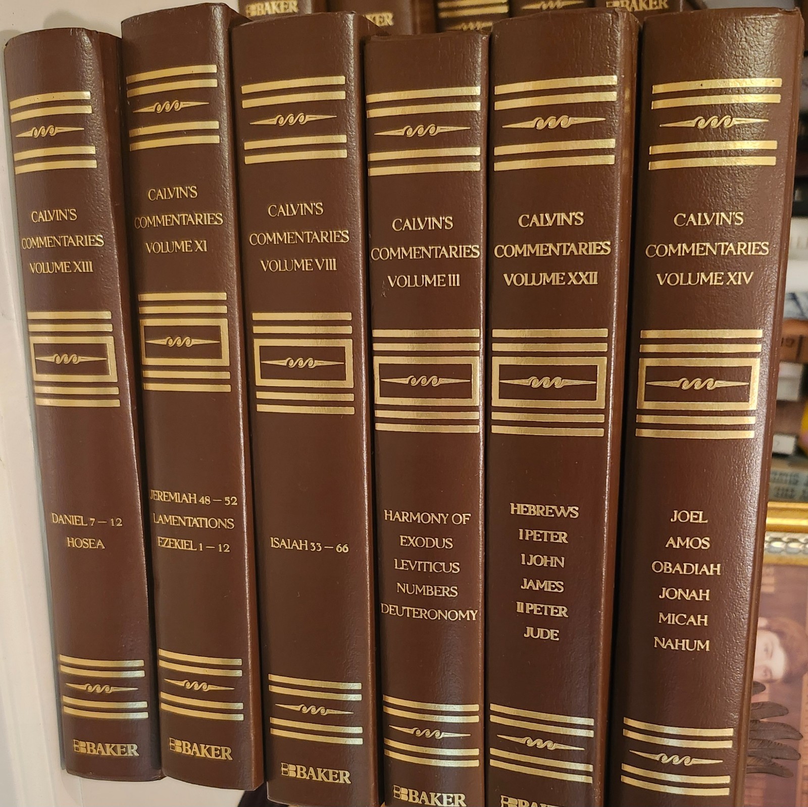 11 Calvin\'s Commentaries Baker 2003 Selling Individually Read Descript