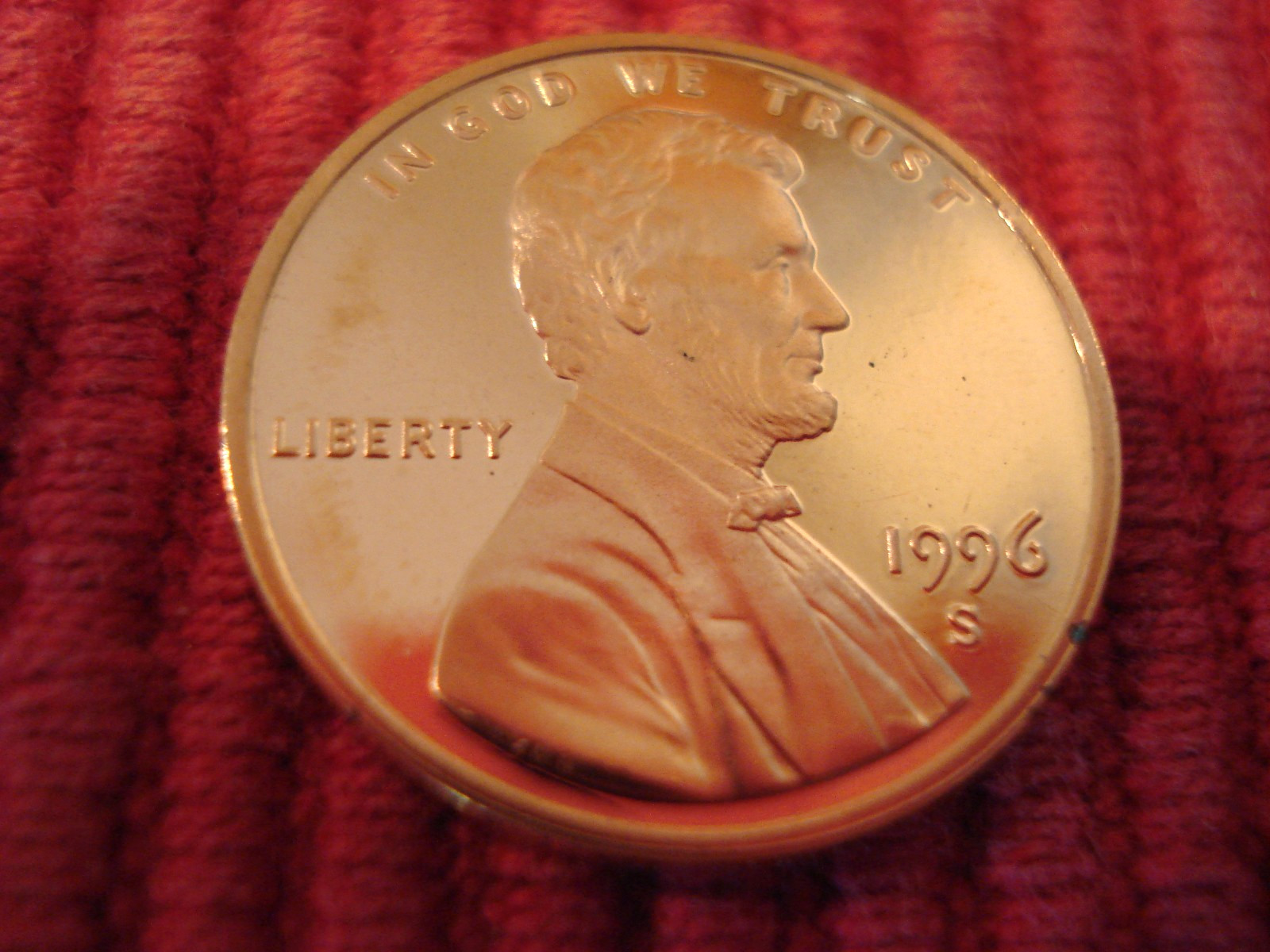 1996 S Lincoln Gem Proof Memorial Penny 1996 S Lincoln Gem Proof Memorial Penny