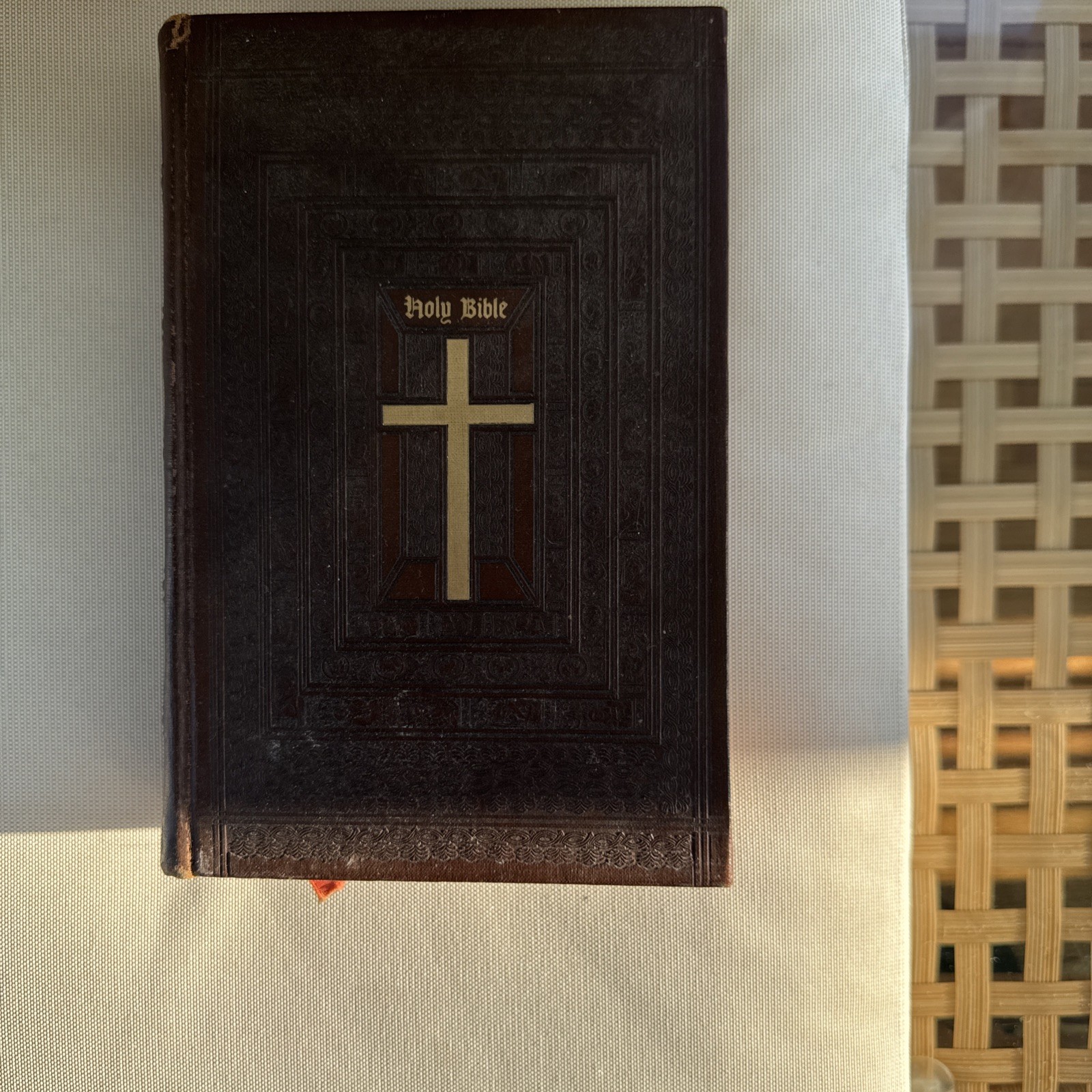 Vintage 1953 Holy Bible Catholic Family Edition John J Crawley Illuminated Art Vintage 1953 Holy Bible Catholic Family Edition John J Crawley Illuminated Art