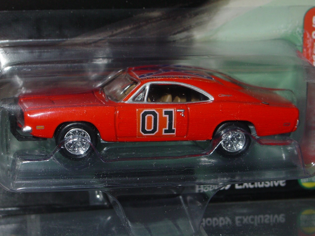 JOHNNY LIGHTNING 1969 CHARGER DUKES of HAZZARD *CUSTOM* MOVIE CAR -Orange, NICE