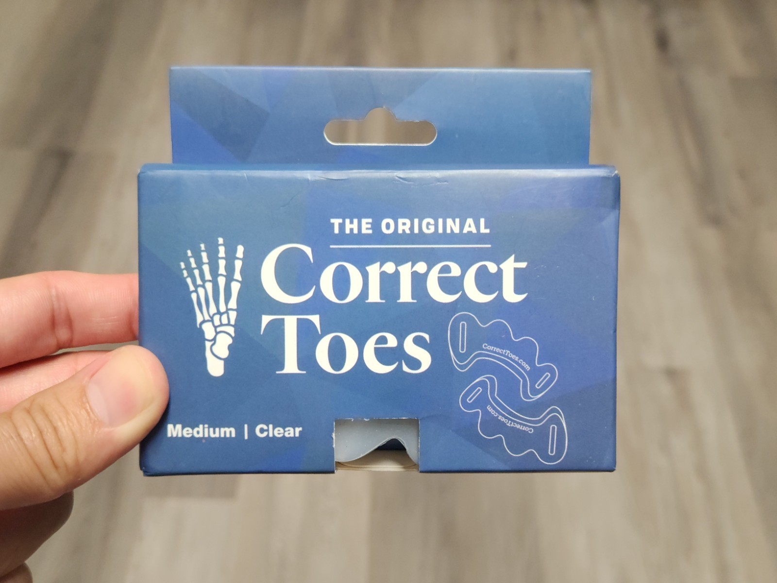 Correct Toes® The Original Toe Spacer Bunion Corrector Size Medium Clear - New Correct Toes® The Original Toe Spacer Bunion Corrector Size Medium Clear - New