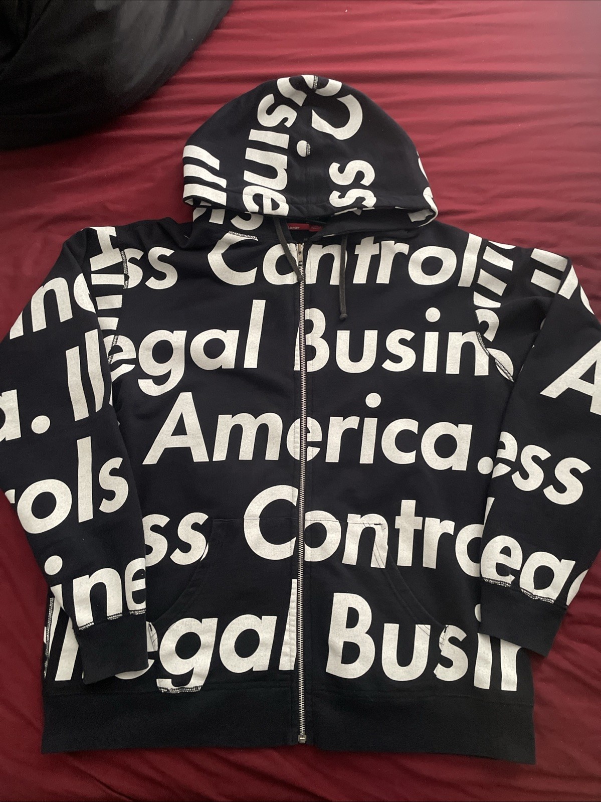 Supreme Xl Illegal Business Controls America Zip