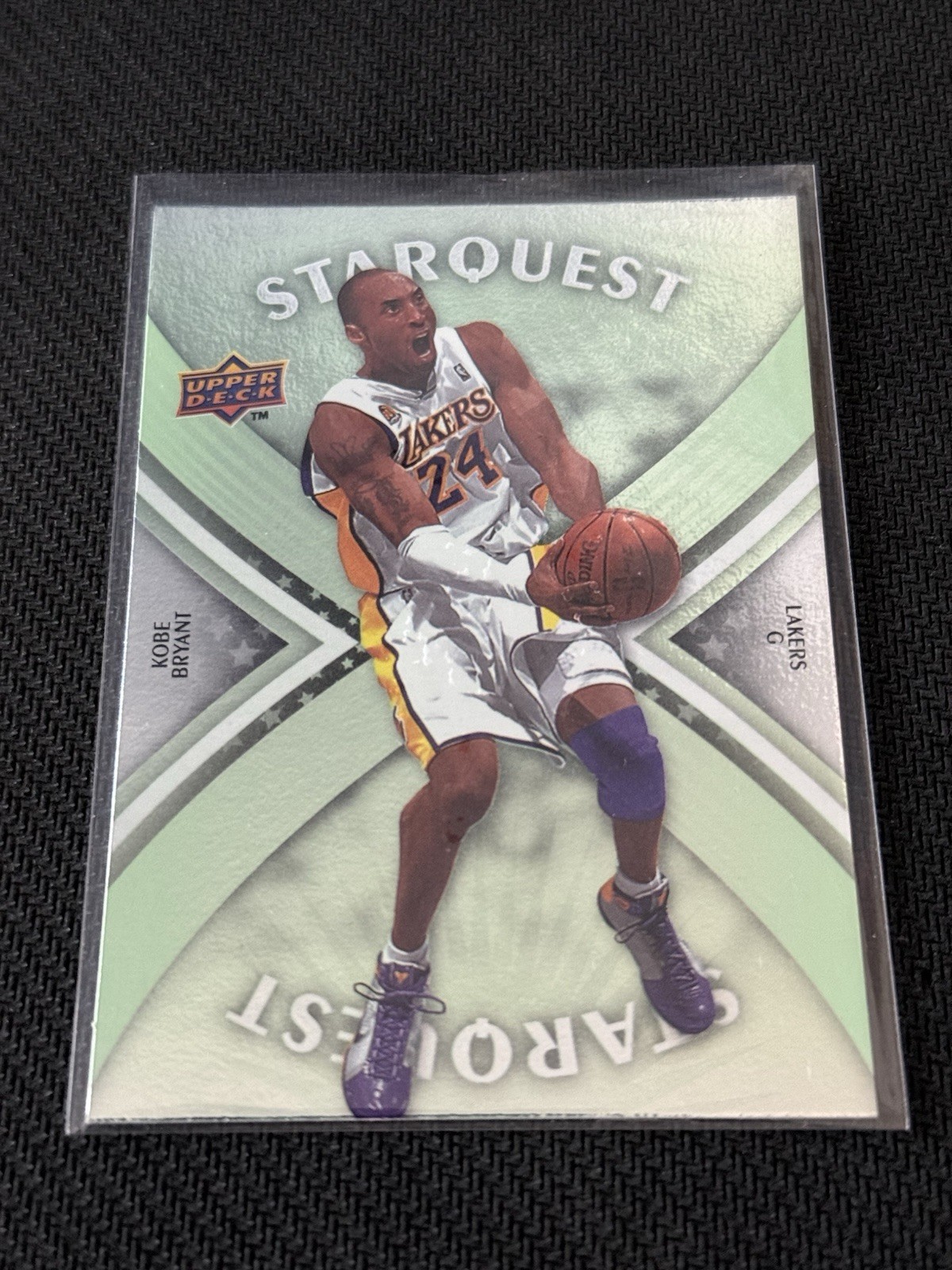 2008-09 Upper Deck First Edition #SQ-5 Kobe Bryant StarQuest Green 2008-09 Upper Deck First Edition #SQ-5 Kobe Bryant StarQuest Green