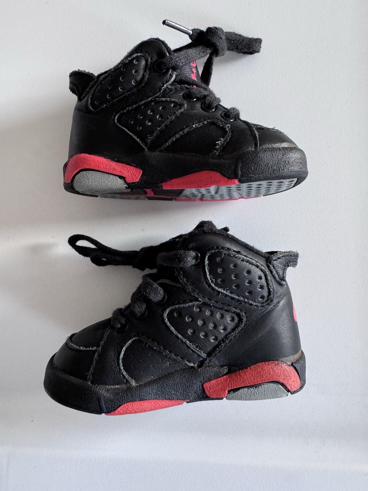 Vintage VTG Original 1991 Nike Air Jordan 6 Infrared Kids sz 3 Michael Jordan OG