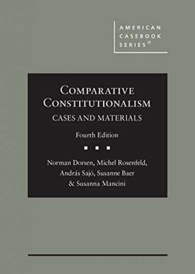 Comparative Constitutionalism: - Hardcover, by Dorsen The; Rosenfeld - Very Good