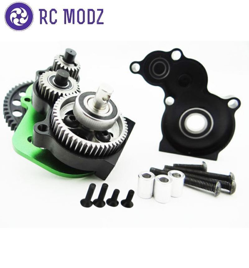 Hot Racing SCP38ST05 Axial AX10 SCX10 Complete Steel Gear Transmission Gearbox