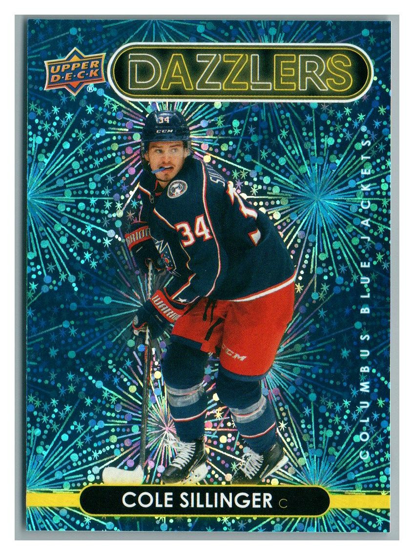 2021-22 Upper Deck #DZ-64 Jack Roslovic Dazzlers Blue 2021-22 Upper Deck #DZ-64 Jack Roslovic Dazzlers Blue