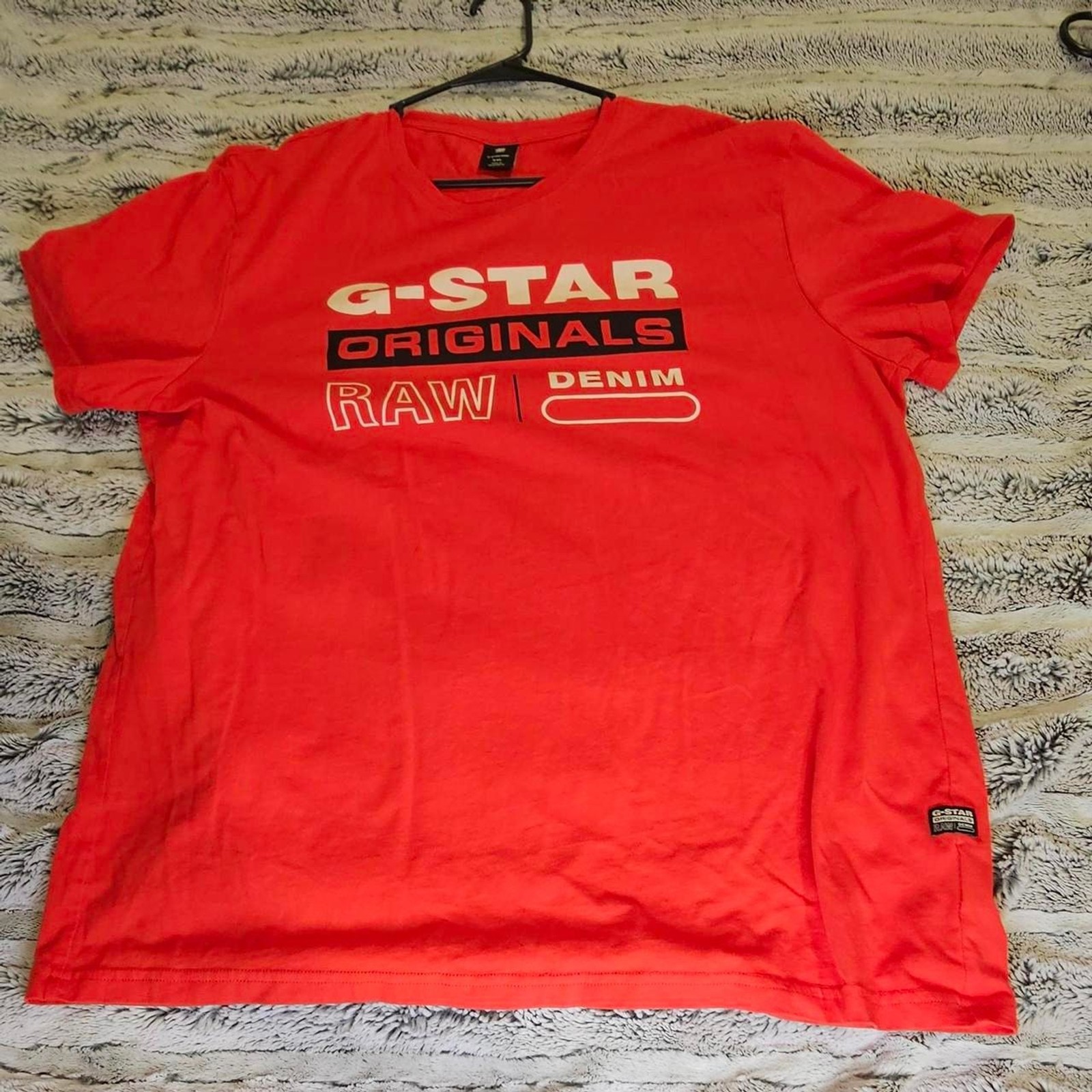 G-star-raw Men\'s Red T-shirt