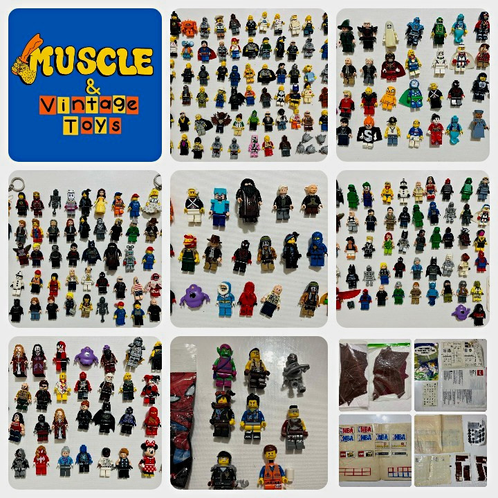 Huge Vintage LEGO Minifigure Mixed Lot w/ Extras. Great Value Will Sell Today