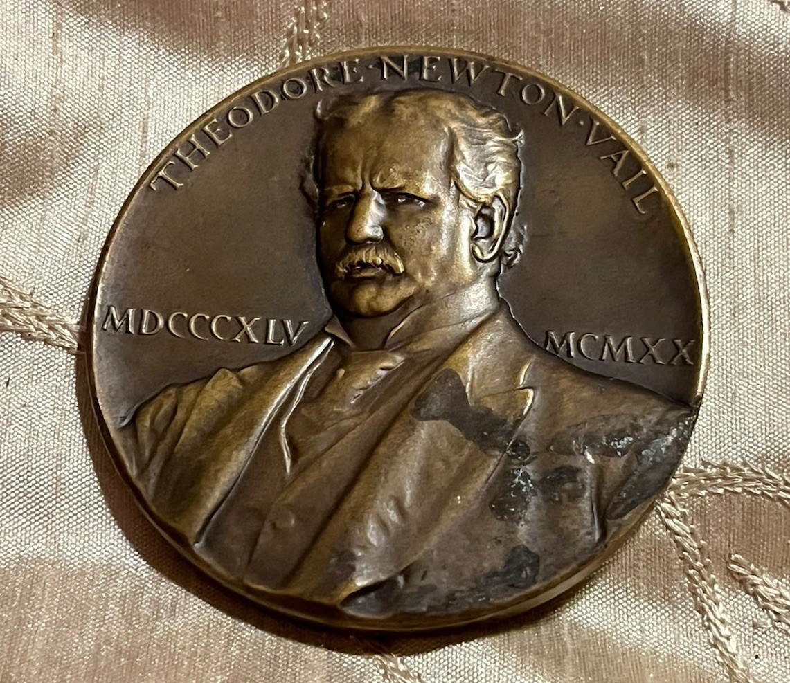 Antique 1920 Theodore Vail Medal