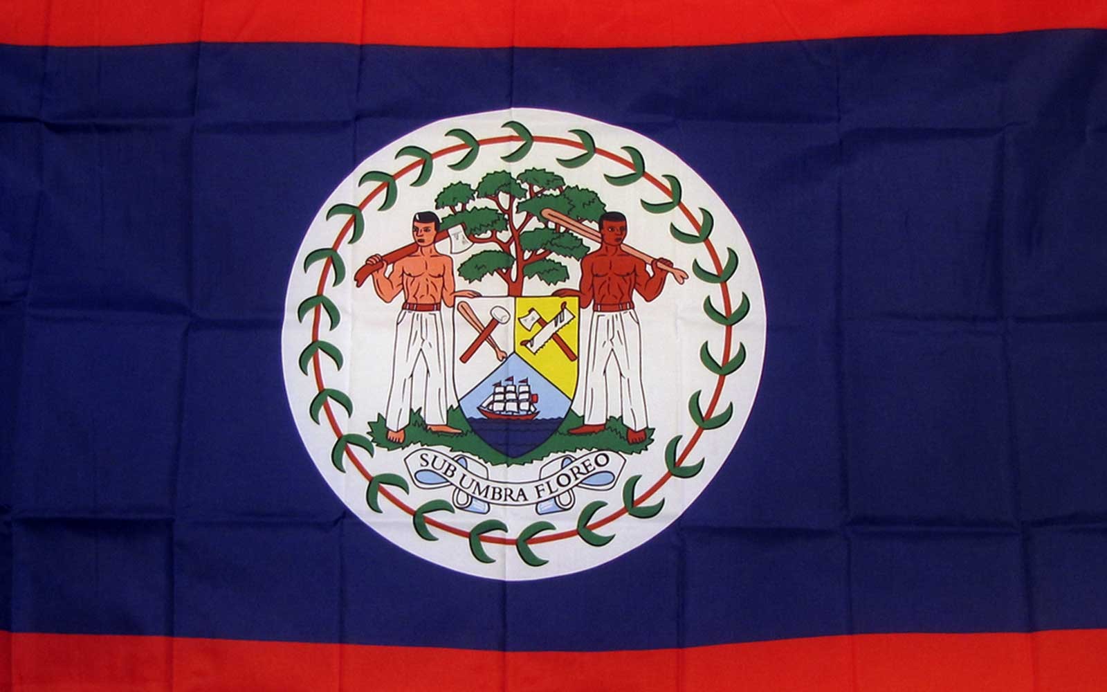 BELIZE COUNTRY 3\'X 5\' POLY FLAG