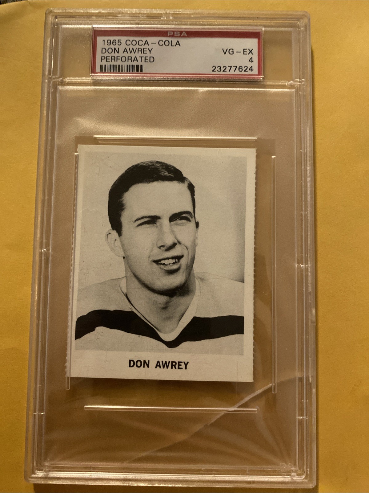 1965 Coca-Cola Don Awrey Psa 1965 Coca-Cola Don Awrey Psa