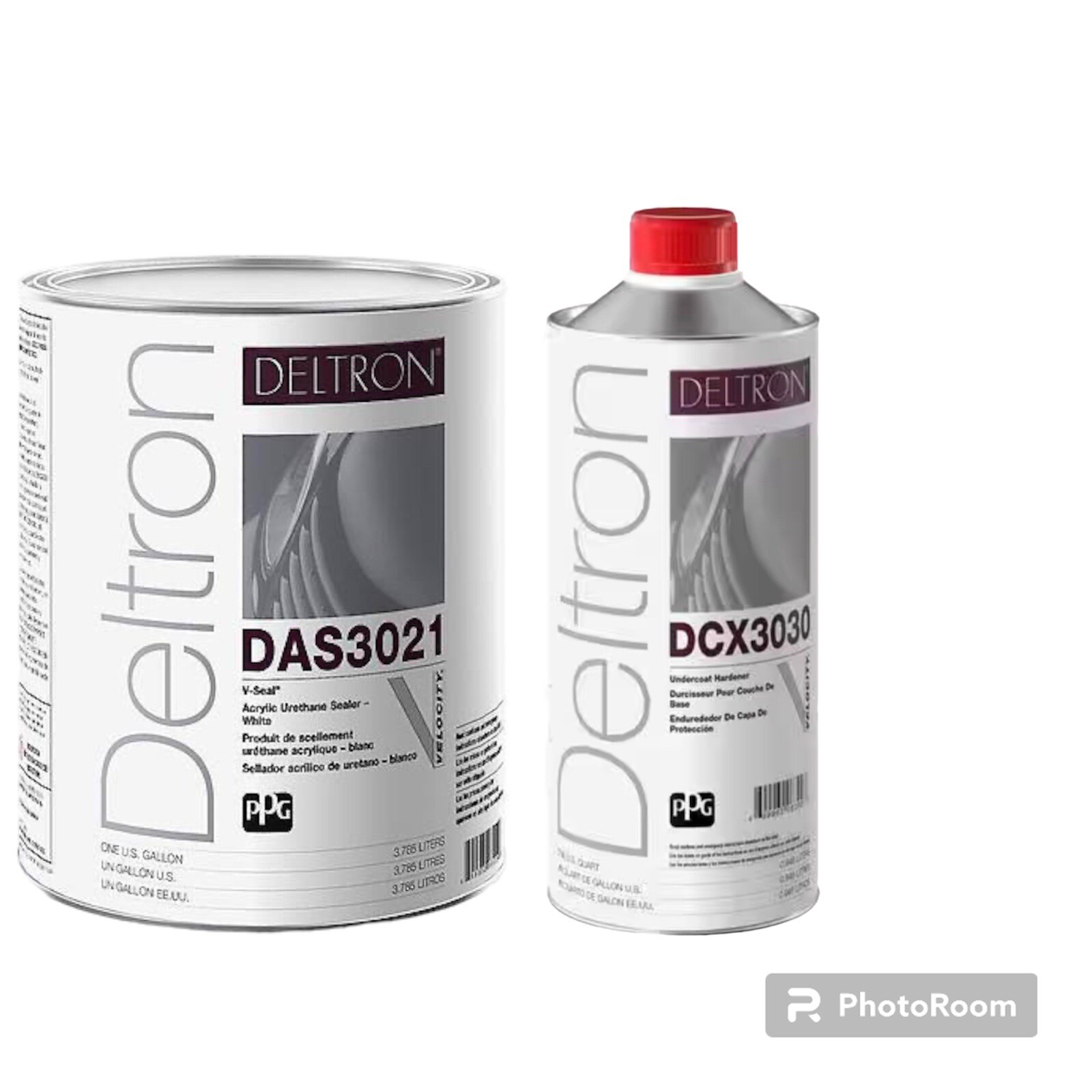 DAS3021 Deltron PPG Acrylic Urethane Sealer White Gallon And DCX3030 Hardener Qt DAS3021 Deltron PPG Acrylic Urethane Sealer White Gallon And DCX3030 Hardener Qt