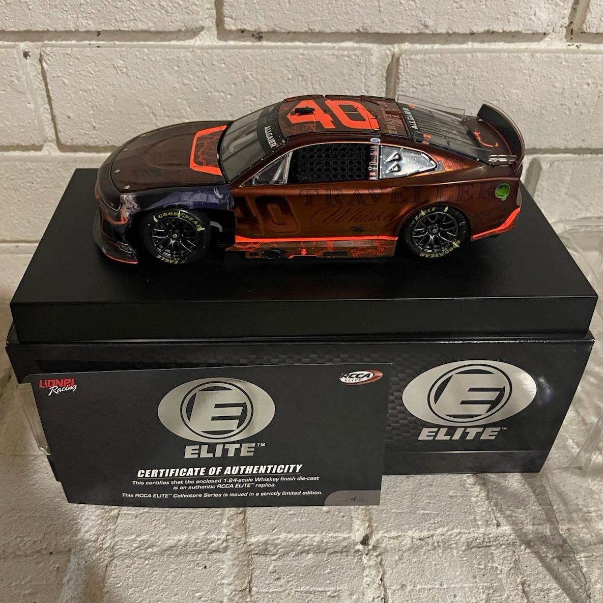 JUSTIN ALLGAIER 2025 TRAVELLER WHISKEY RACED VERSION WHISKEY FINISH 1/24 ELITE