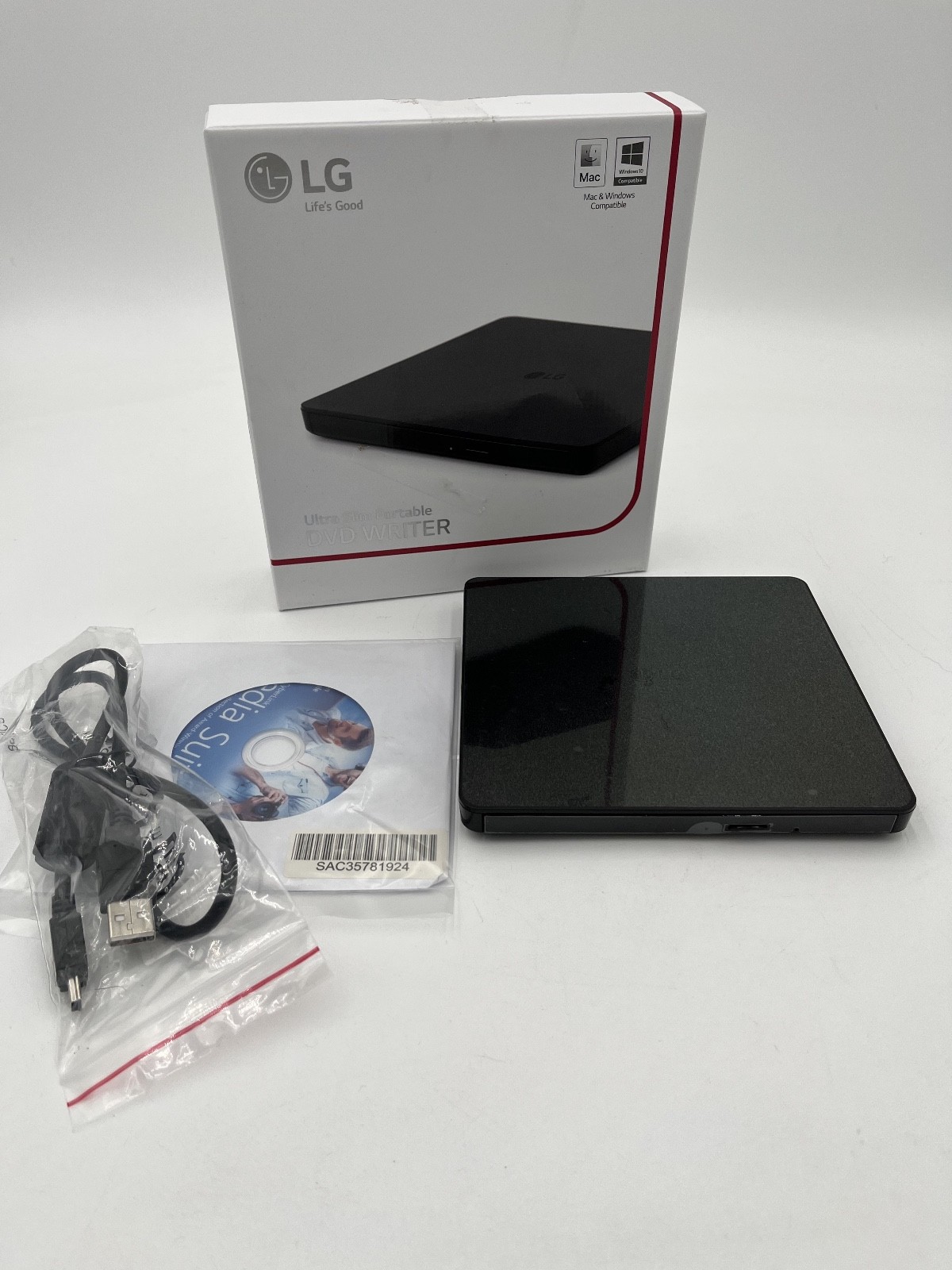LG Electronics GP63EX70 Ultra Slim Portable DVD Writer with M DISC LG Electronics GP63EX70 Ultra Slim Portable DVD Writer with M DISC