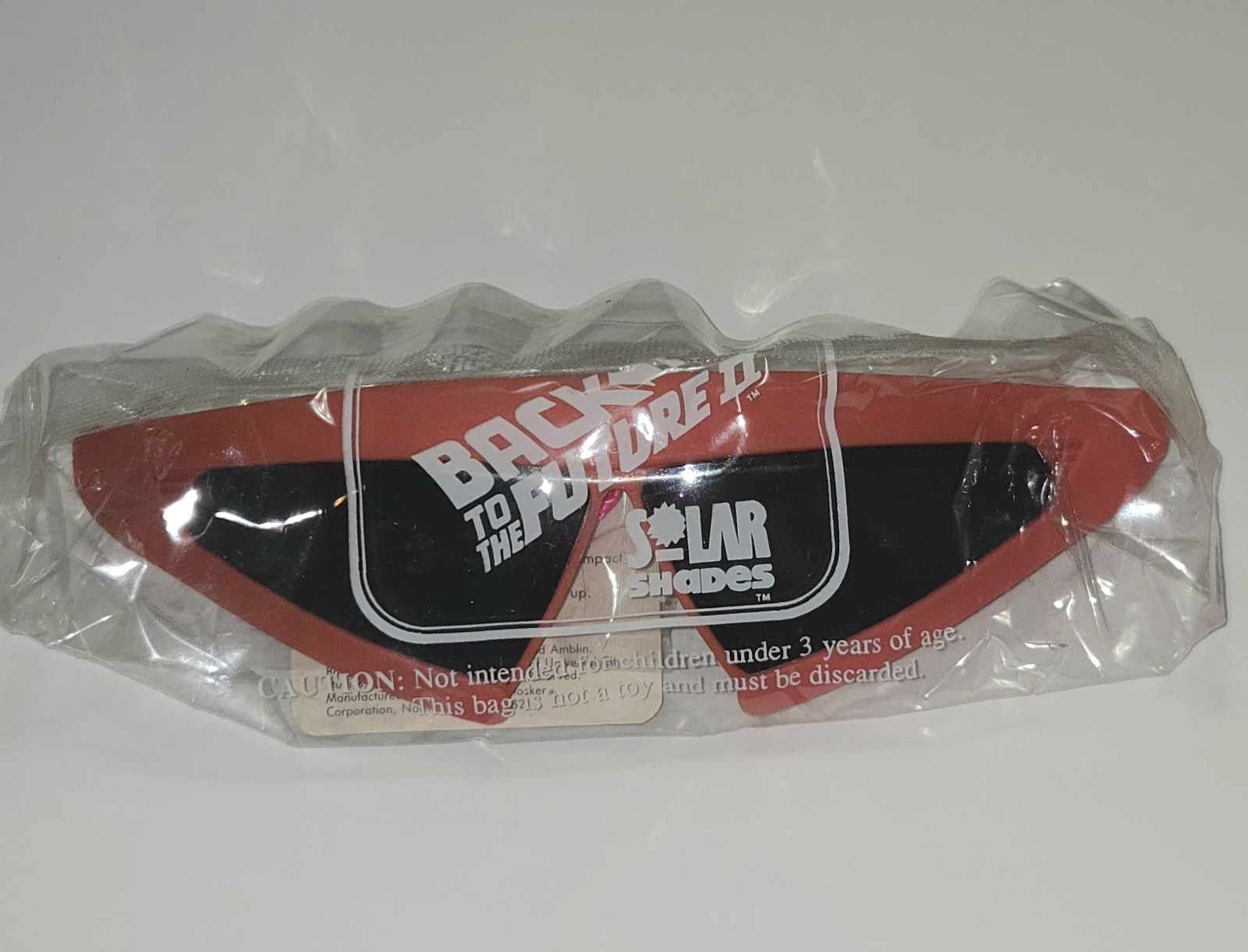 Retro Vintage Back To The Future Pizza Hut Promo Sunglasses RED Yellow 1980s Retro Vintage Back To The Future Pizza Hut Promo Sunglasses RED Yellow 1980s