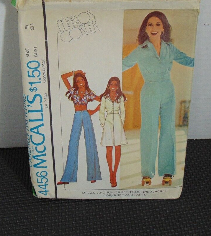 Vtg 1975 McCall\'s Sewing Pattern 4456 Sz 5 B31 Cut & Complete Jacket/Top/Skirt Vtg 1975 McCall\'s Sewing Pattern 4456 Sz 5 B31 Cut & Complete Jacket/Top/Skirt