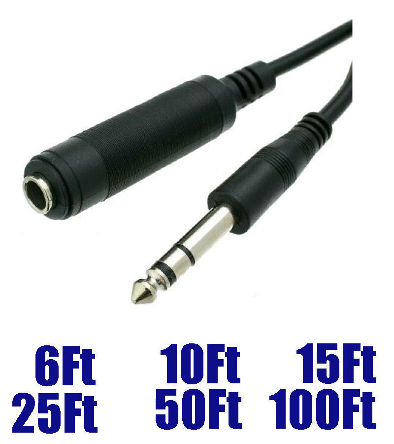 6FT - 100FT 6.35mm 1/4\ 6FT - 100FT 6.35mm 1/4\