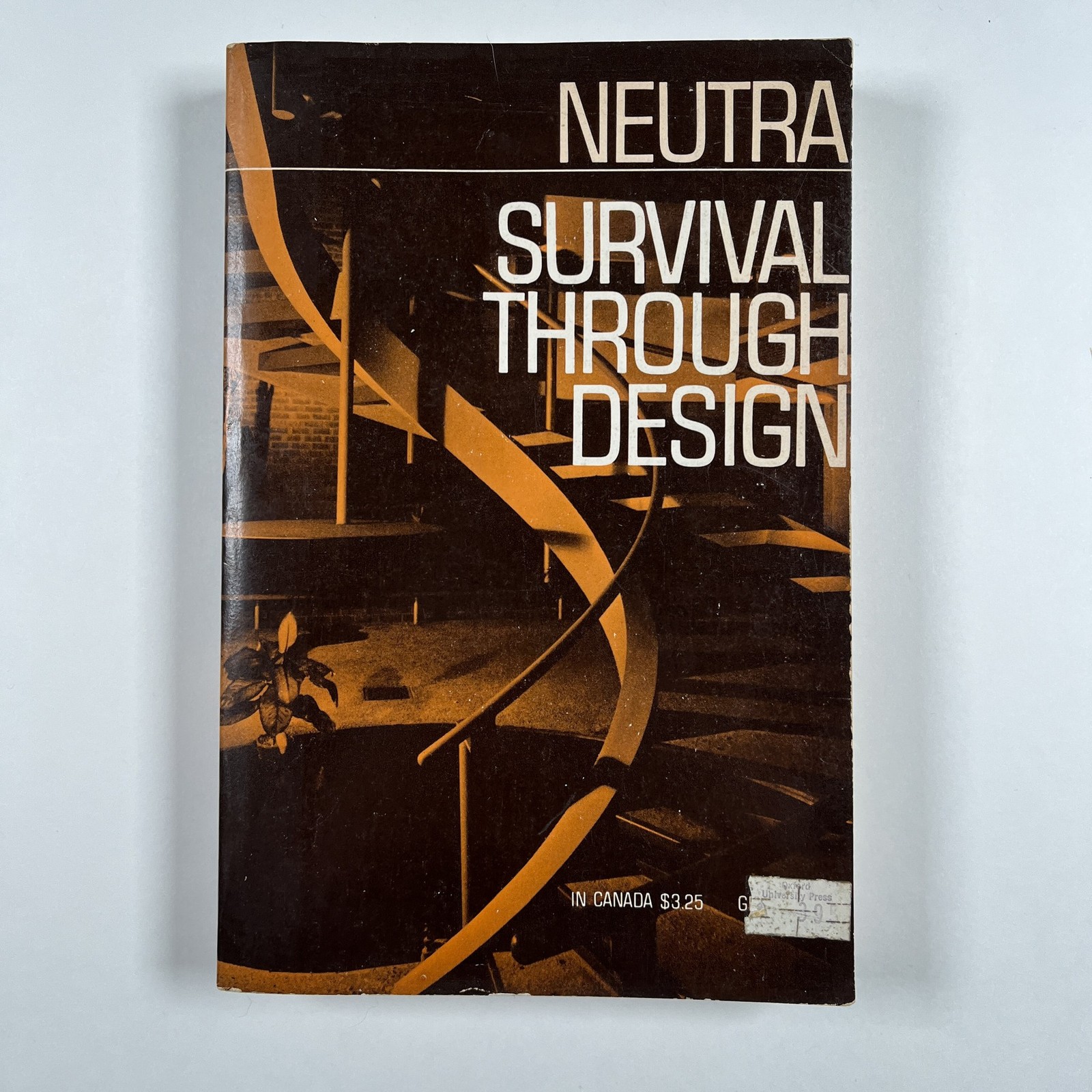Richard Neutra Survival Through Design 1969 Oxford Paperback Vintage Richard Neutra Survival Through Design 1969 Oxford Paperback Vintage