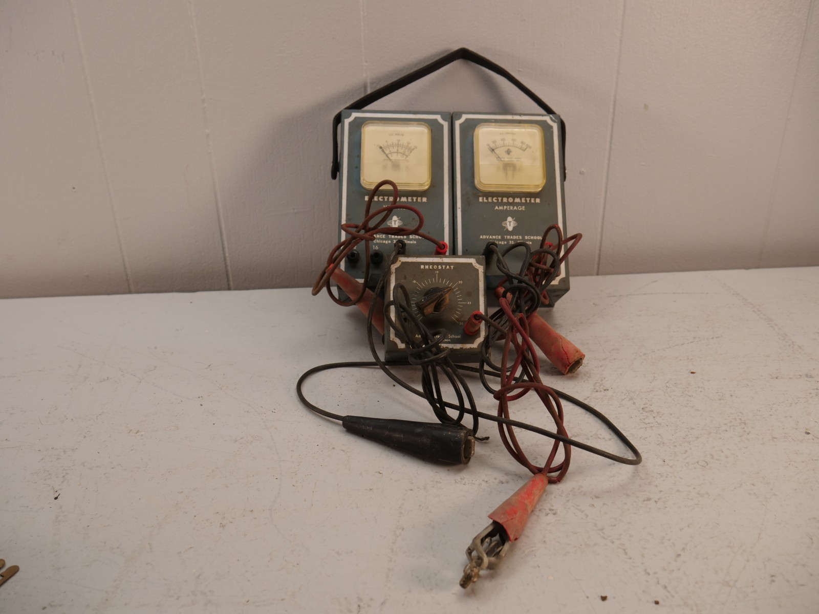 Vintage Advance Trade School Alternator Testing Kit?? Voltage Amperage Rheostat Vintage Advance Trade School Alternator Testing Kit?? Voltage Amperage Rheostat