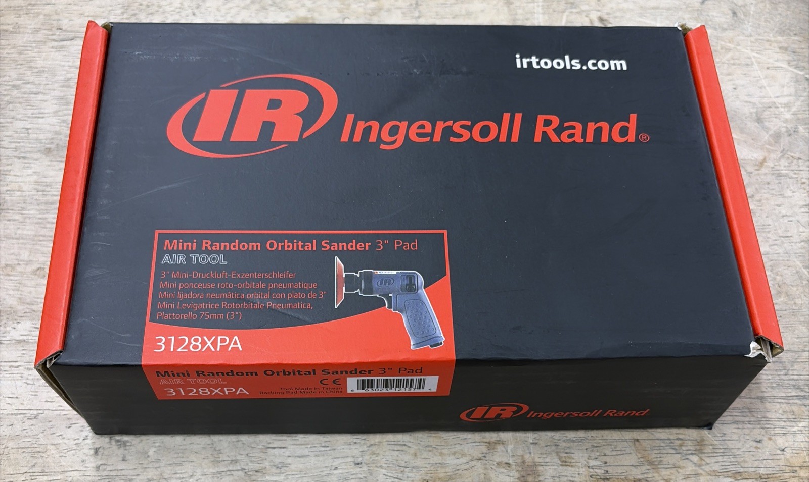 Ingersoll Rand 3128XPA MINI RANDOM ORBITAL SANDER Air Tool Tools Welding