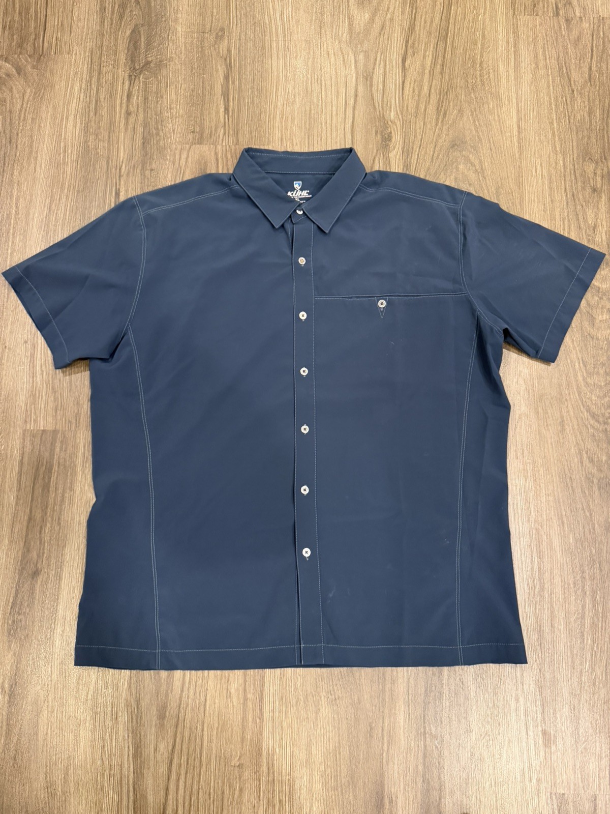 KÜHL Men’s XL Short Sleeve Button Down Hiking Work Shirt Outdoor Performance KÜHL Men’s XL Short Sleeve Button Down Hiking Work Shirt Outdoor Performance