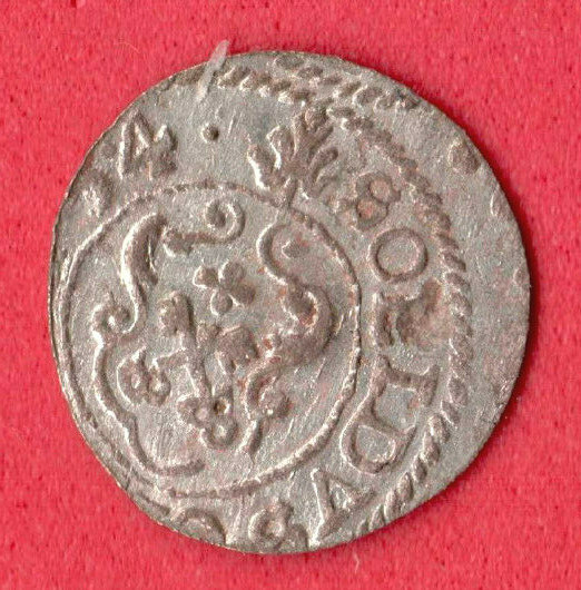 Riga Schilling 1654 Carl X Gustav Sweden Latvia Livonia Germany 1598 Riga Schilling 1654 Carl X Gustav Sweden Latvia Livonia Germany 1598